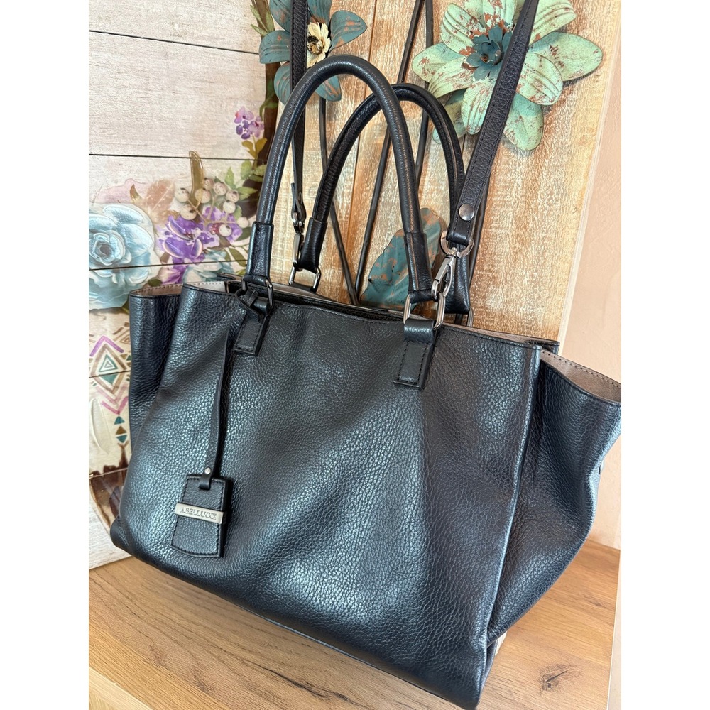 A. Bellucci Black Pebble Leather Bag